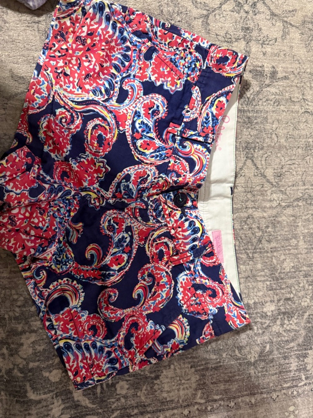 Lilly Pulitzer Pink and Multicolor Floral Shorts